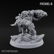 Armour Clad Brawling Dwarf Breaker B Miniature for Dungeons and Dragons, Pathfinder or other TTRPGs