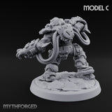 Armour Clad Brawling Dwarf Breaker C Miniature for Dungeons and Dragons, Pathfinder or other TTRPGs