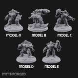Armour Clad Brawling Dwarf Breakers Miniature for Dungeons and Dragons, Pathfinder or other TTRPGs