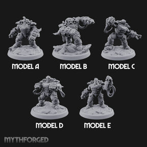 Armour Clad Brawling Dwarf Breakers Miniature for Dungeons and Dragons, Pathfinder or other TTRPGs