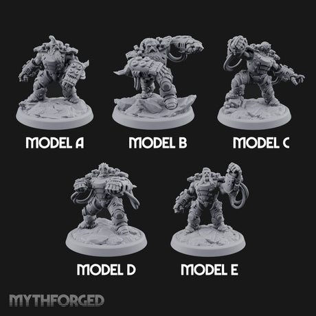 Armour Clad Brawling Dwarf Breakers — Full Set