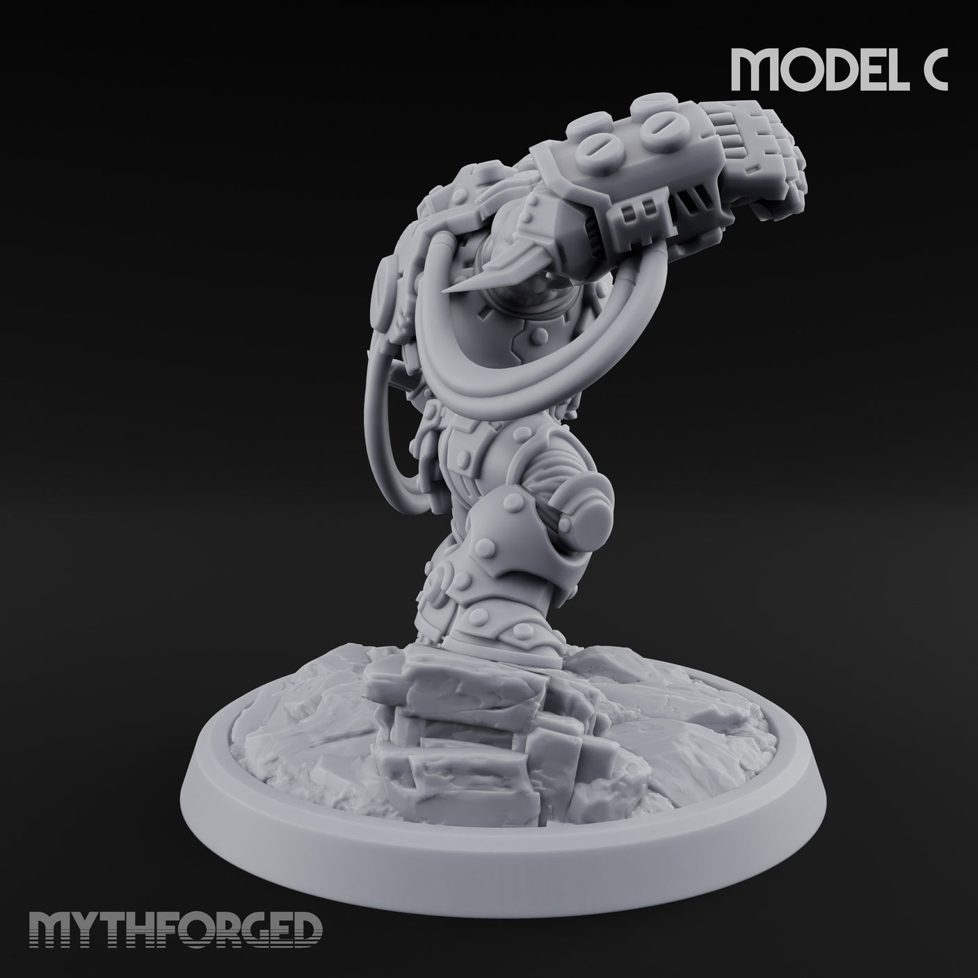Armour Clad Brawling Dwarf Breakers Miniature for Dungeons and Dragons, Pathfinder or other TTRPGs