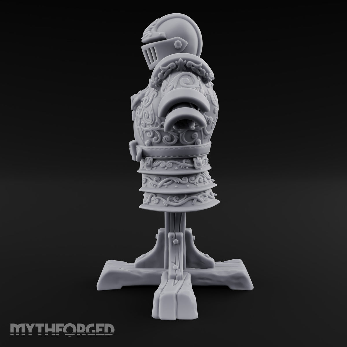 Suited Up, Nobody Home Ornate Armour Display Stand