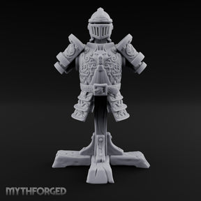 Suited Up, Nobody Home Ornate Armour Display Stand