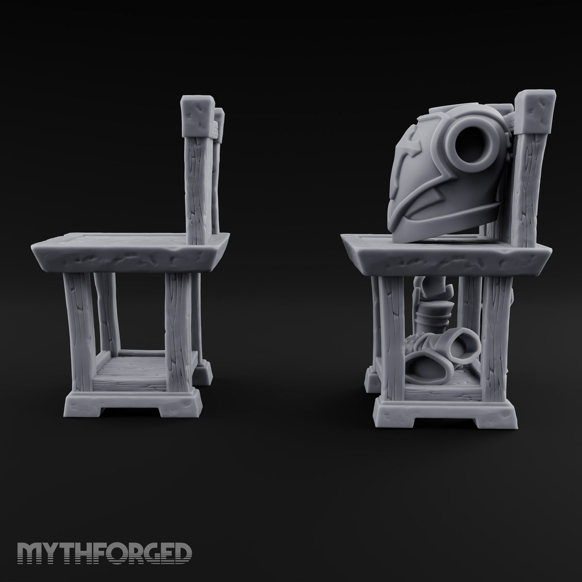 Open for Fittings Wooden Armourer Workbenches