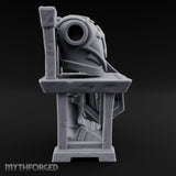 Legs Out, Chest Up Wooden Armour Display Stand
