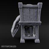 Legs Out, Chest Up Wooden Armour Display Stand