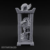 Helms Up, Boots Down Wooden Armour Display Shelf — Stocked