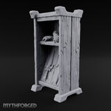 Gauntlets Left Out to Dry Wooden Armour Merchant Shelf