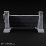 Boss Up, Buyer Beware Wooden Shield Display Rack — Empty