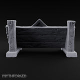 Boss Up, Buyer Beware Wooden Shield Display Rack — Stocked