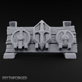 Boss Up, Buyer Beware Wooden Shield Display Rack — Stocked