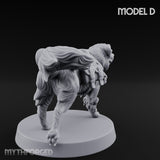Armour Plated Snarling Trench Combat Dog D Miniature for Dungeons and Dragons, Pathfinder or other TTRPGs