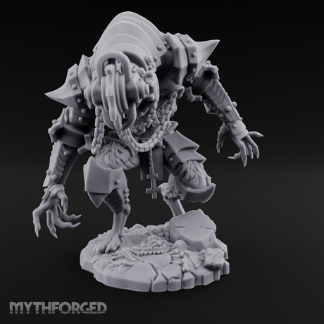 Armoured Claw Swiping Werewolf Brute Miniature for Dungeons and Dragons, Pathfinder or other TTRPGs