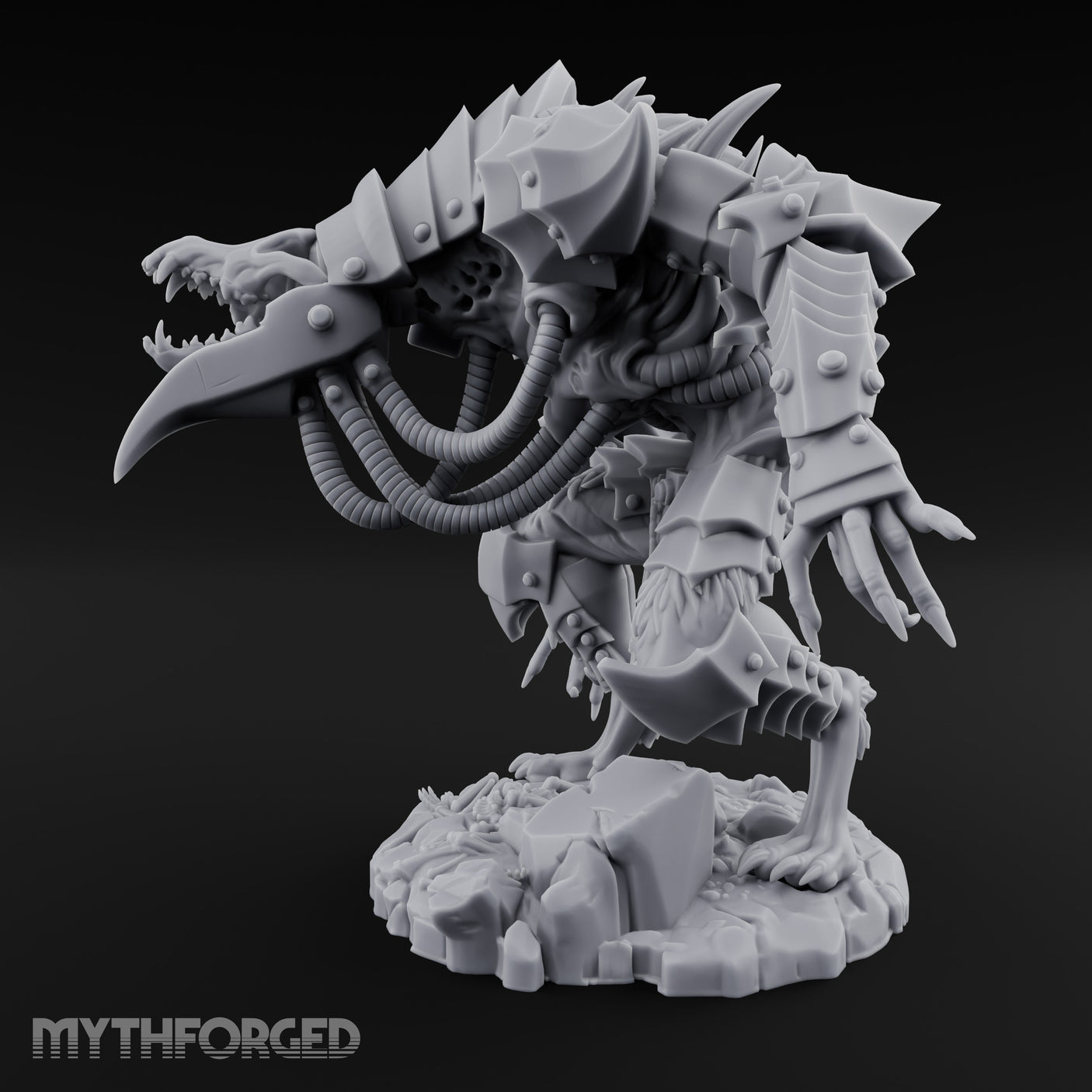 Armoured Claw Swiping Werewolf Brute Miniature for Dungeons and Dragons, Pathfinder or other TTRPGs