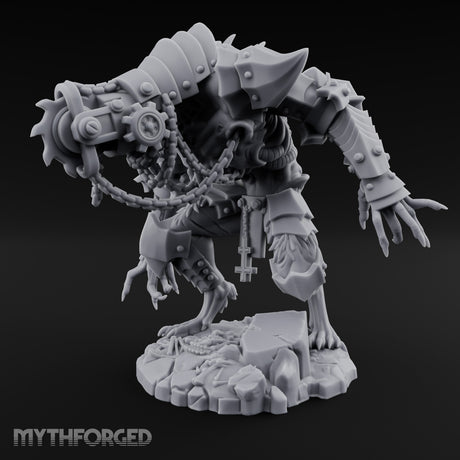 Armoured Claw Swiping Werewolf Brute Miniature for Dungeons and Dragons, Pathfinder or other TTRPGs