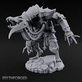 Armoured Claw Swiping Werewolf Brute Miniature for Dungeons and Dragons, Pathfinder or other TTRPGs