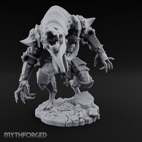 Armoured Claw Swiping Werewolf Brute Miniature for Dungeons and Dragons, Pathfinder or other TTRPGs