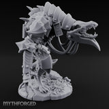 Armoured Claw Swiping Werewolf Brute Miniature for Dungeons and Dragons, Pathfinder or other TTRPGs