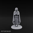 Arms Folding Human Peasant Miniature for Dungeons and Dragons, Pathfinder or other TTRPGs