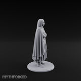 Arms Folding Human Peasant Miniature for Dungeons and Dragons, Pathfinder or other TTRPGs