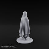 Arms Folding Human Peasant Miniature for Dungeons and Dragons, Pathfinder or other TTRPGs