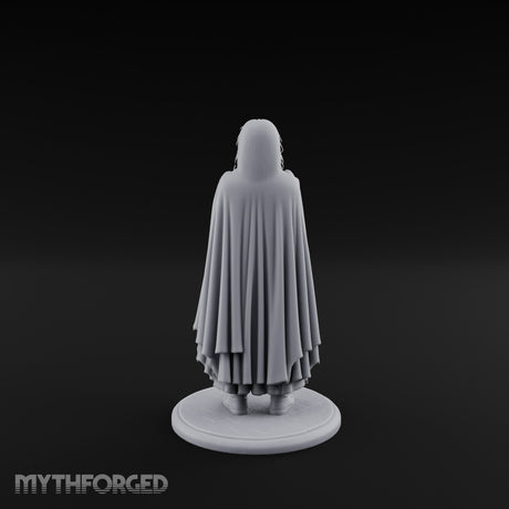 Arms Folding Human Peasant Miniature for Dungeons and Dragons, Pathfinder or other TTRPGs