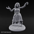 Arms Outstretched Human Witch Miniature for Dungeons and Dragons, Pathfinder or other TTRPGs