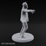 Arms Outstretched Lurching Zombie Civilian Miniature for Dungeons and Dragons, Pathfinder or other TTRPGs