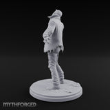 Arms Outstretched Lurching Zombie Civilian Miniature for Dungeons and Dragons, Pathfinder or other TTRPGs
