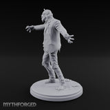 Arms Outstretched Lurching Zombie Civilian Miniature for Dungeons and Dragons, Pathfinder or other TTRPGs