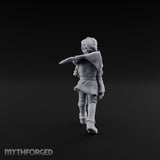 Arms Wrapped Wailing Halfling Urchin Miniature for Dungeons and Dragons, Pathfinder or other TTRPGs