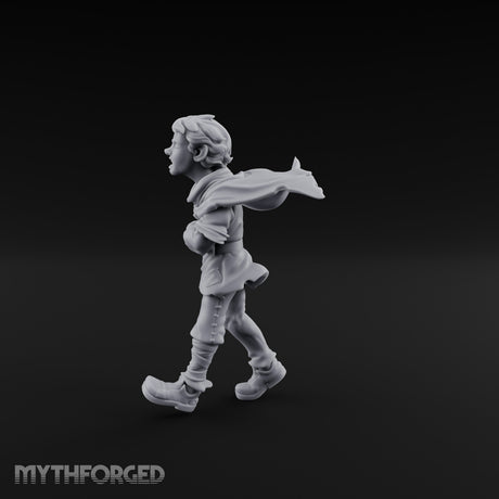 Arms Wrapped Wailing Halfling Urchin Miniature for Dungeons and Dragons, Pathfinder or other TTRPGs