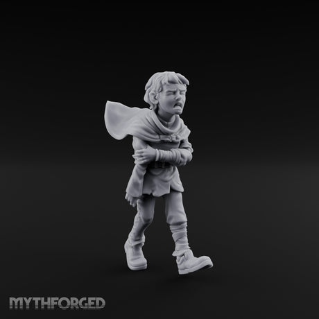 Arms Wrapped Wailing Halfling Urchin Miniature for Dungeons and Dragons, Pathfinder or other TTRPGs