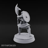 Mismatched Armoury, Matching Resolve Human Knight A — Glaive