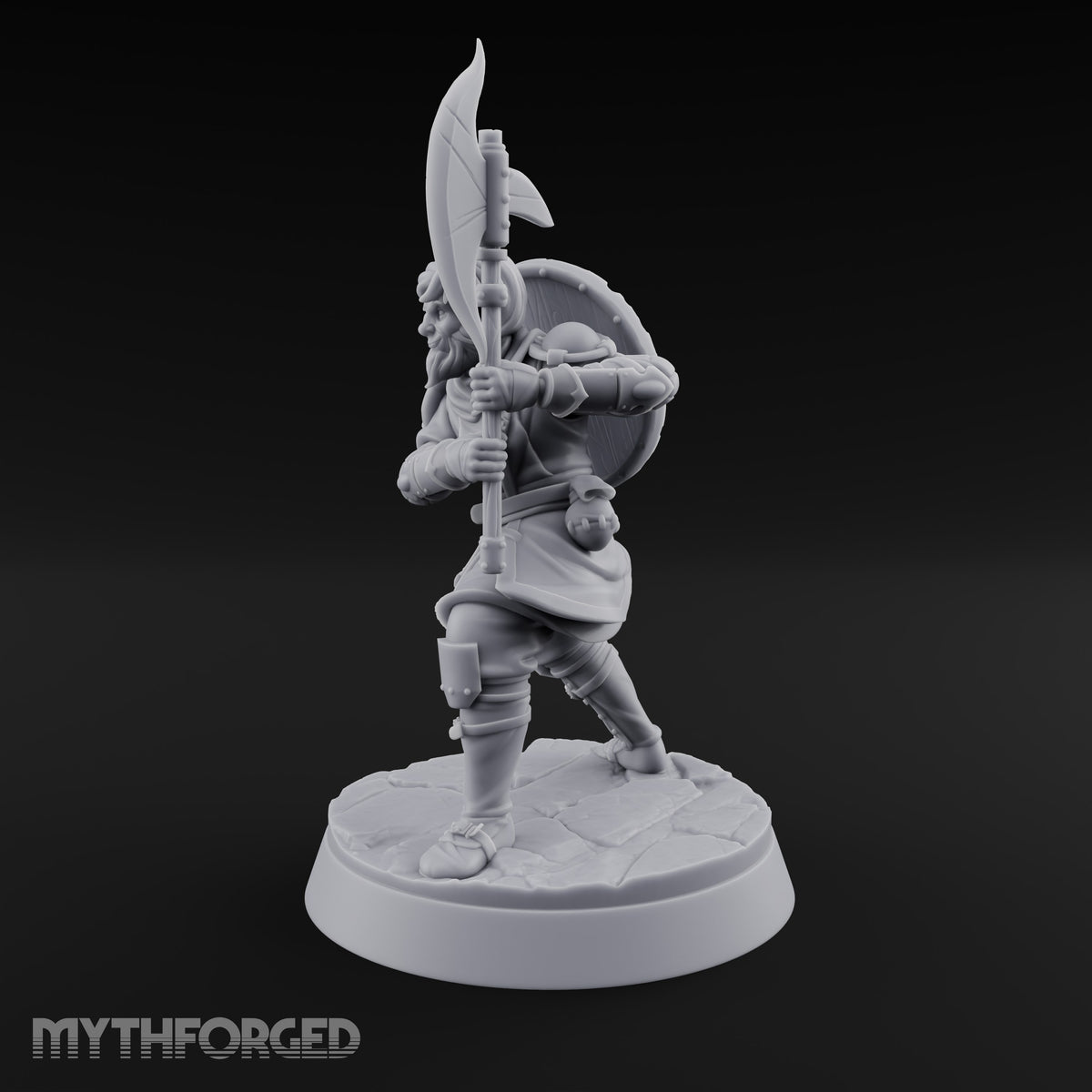 Mismatched Armoury, Matching Resolve Human Knight A — Glaive