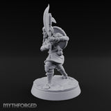 Mismatched Armoury, Matching Resolve Human Knight A — Glaive