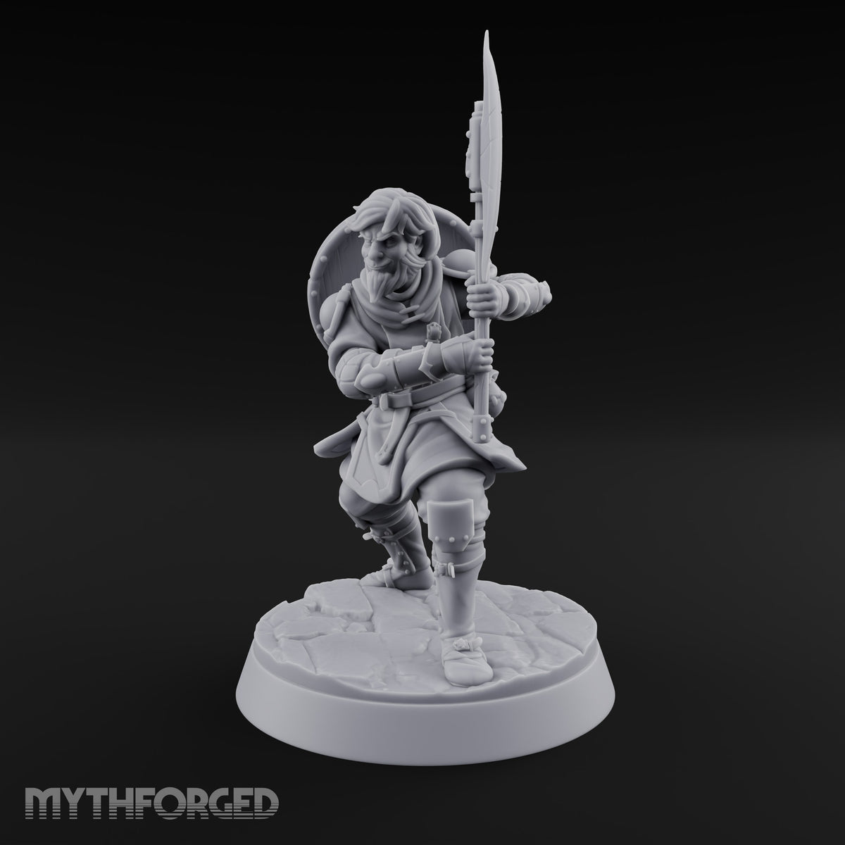 Mismatched Armoury, Matching Resolve Human Knight A — Glaive