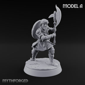 Mismatched Armoury, Matching Resolve Human Knight A — Glaive