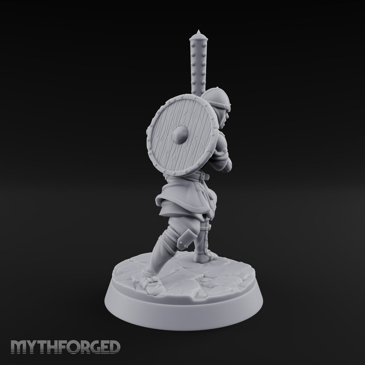 Mismatched Armoury, Matching Resolve Human Knight A — Spiked Mace