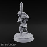 Mismatched Armoury, Matching Resolve Human Knight A — Spiked Mace