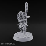 Mismatched Armoury, Matching Resolve Human Knight A — Spiked Mace