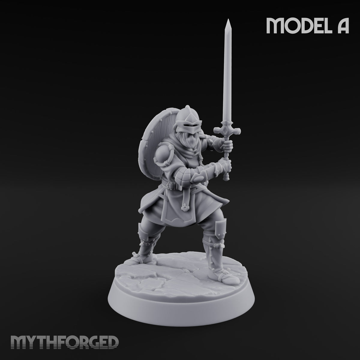 Mismatched Armoury, Matching Resolve Human Knight A — Sword