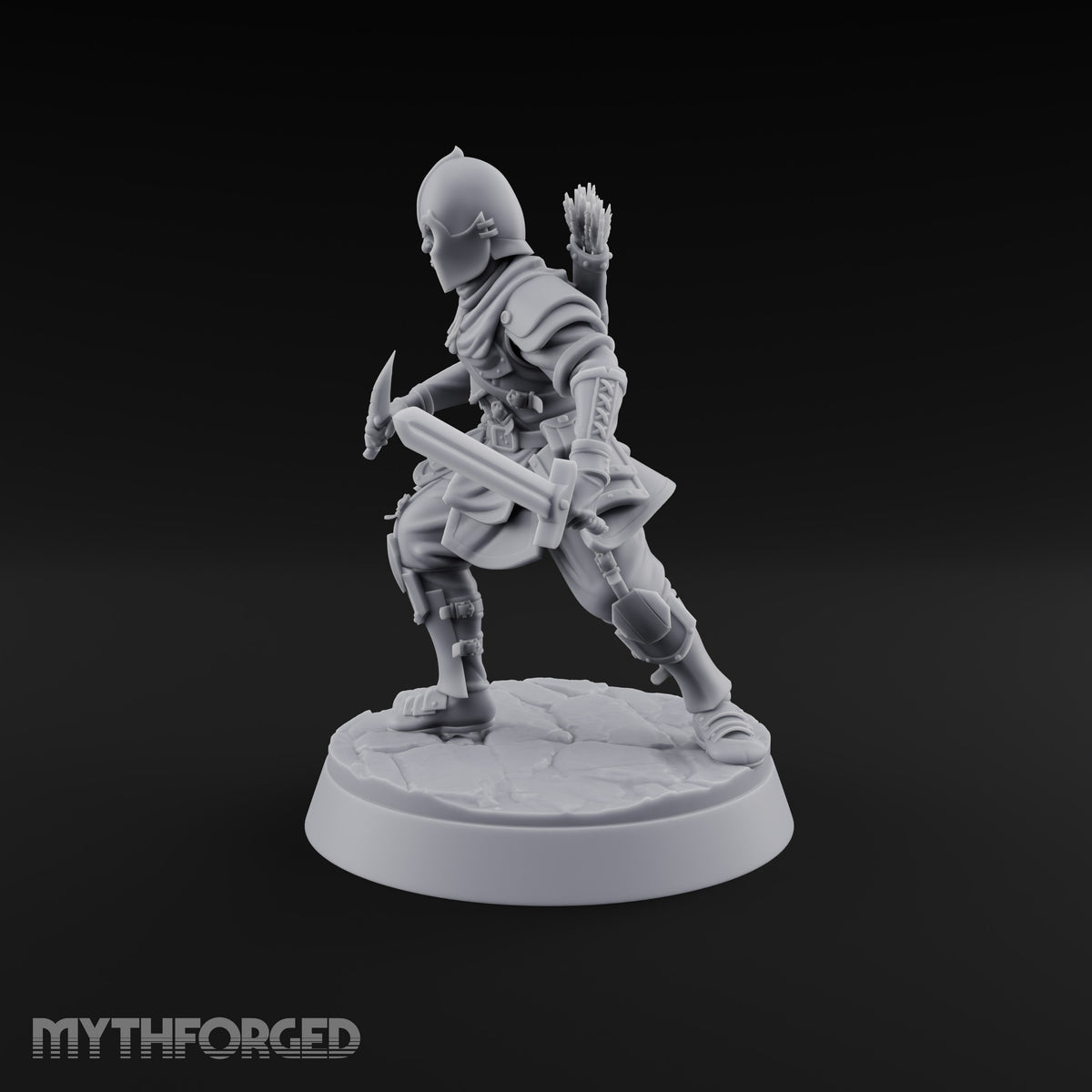 Mismatched Armoury, Matching Resolve Human Knight B — Daggers