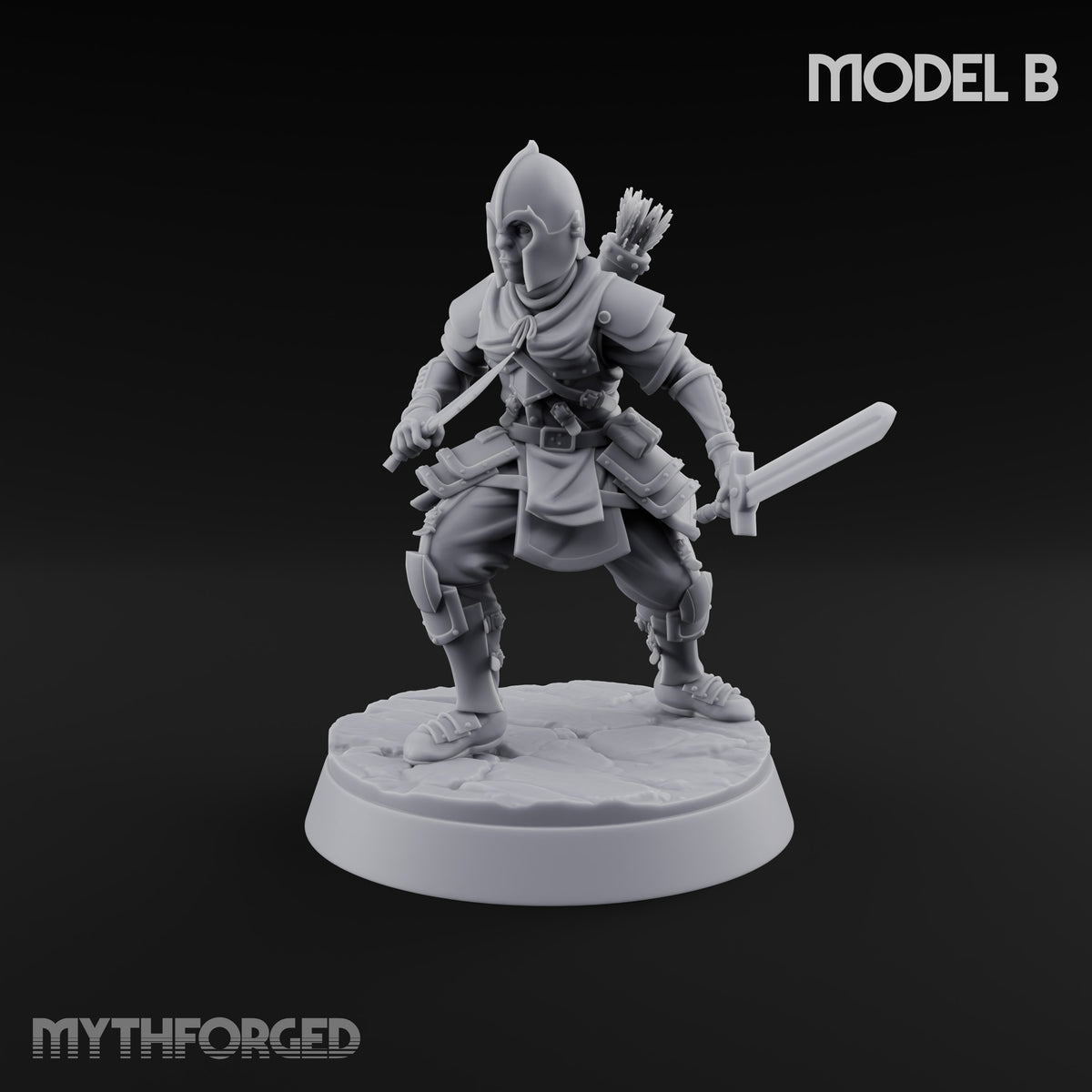 Mismatched Armoury, Matching Resolve Human Knight B — Daggers