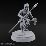 Mismatched Armoury, Matching Resolve Human Knight B — Spear & Axe