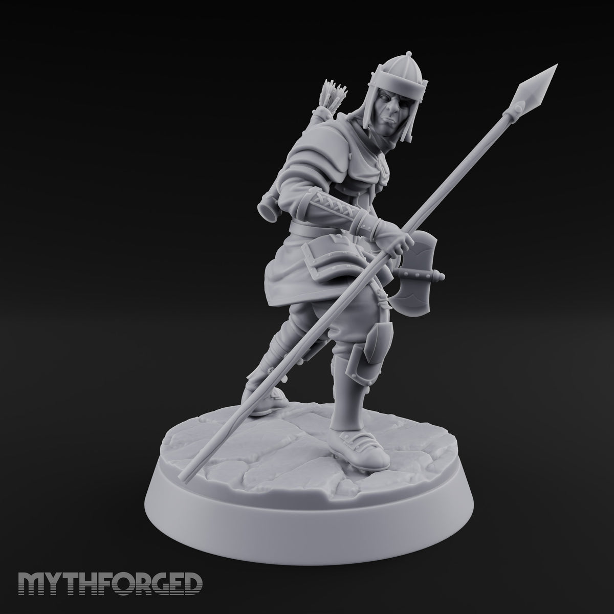 Mismatched Armoury, Matching Resolve Human Knight B — Spear & Axe