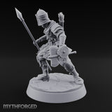 Mismatched Armoury, Matching Resolve Human Knight B — Spear & Axe