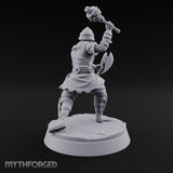 Mismatched Armoury, Matching Resolve Human Knight C — Mace & Axe
