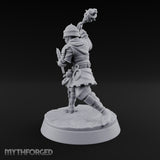 Mismatched Armoury, Matching Resolve Human Knight C — Mace & Axe